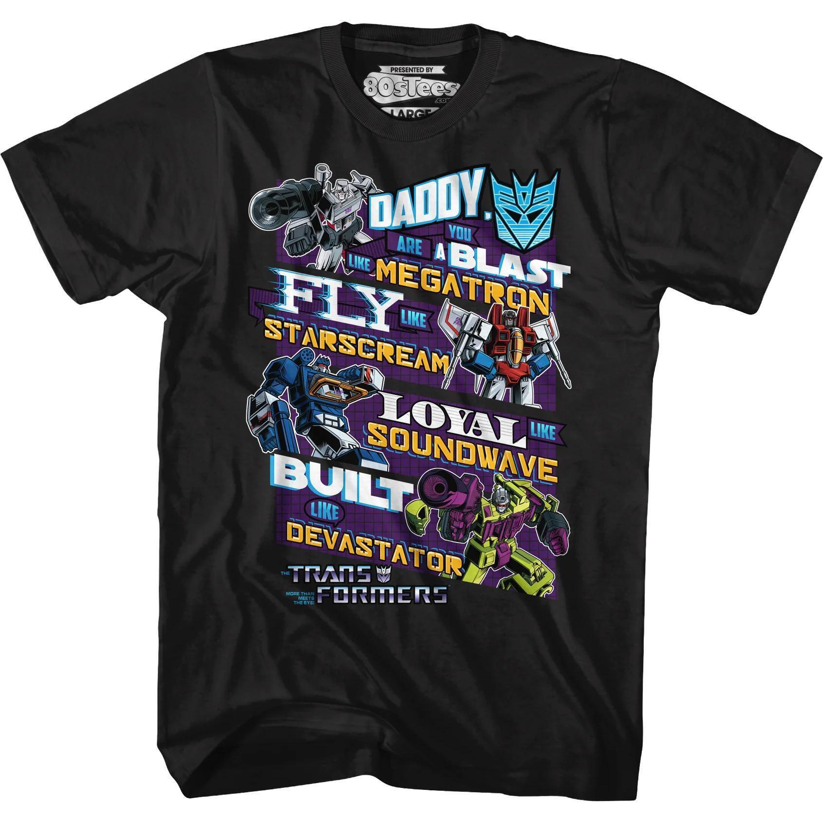 Decepticons Fathers Day Transformers Tshirt